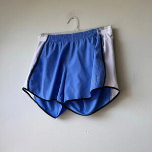 NIKE Dri-Fit Running Shorts, Blue Black White Workout Shorts - Women’s‎ Size S